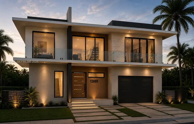 6-bedroom home at 12685 N Bayshore Drive, North Miami