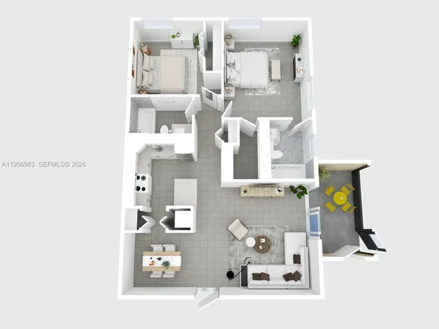 2-bedroom home at 815 SW 30th Street #J, Fort Lauderdale