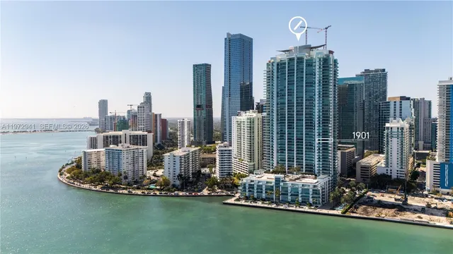 2-bedroom home at 1331 Brickell Bay Drive #1901, Miami