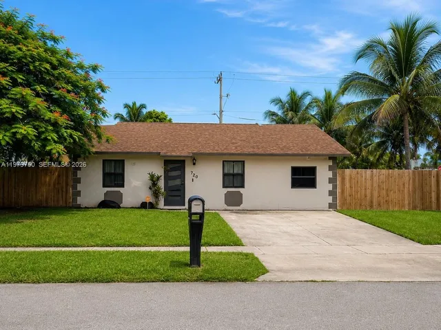 4-bedroom home at 720 SW 81 Terrace, North Lauderdale