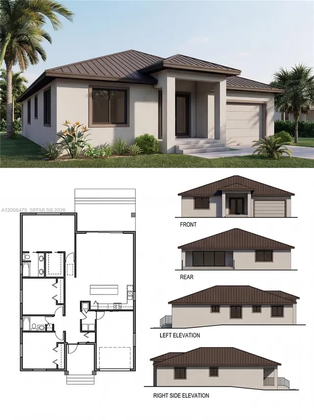 3-bedroom home at 4035 SW 25th Street, West Park