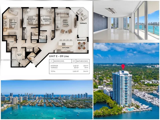 3-bedroom home at 17111 Biscayne Boulevard #909, North Miami Beach