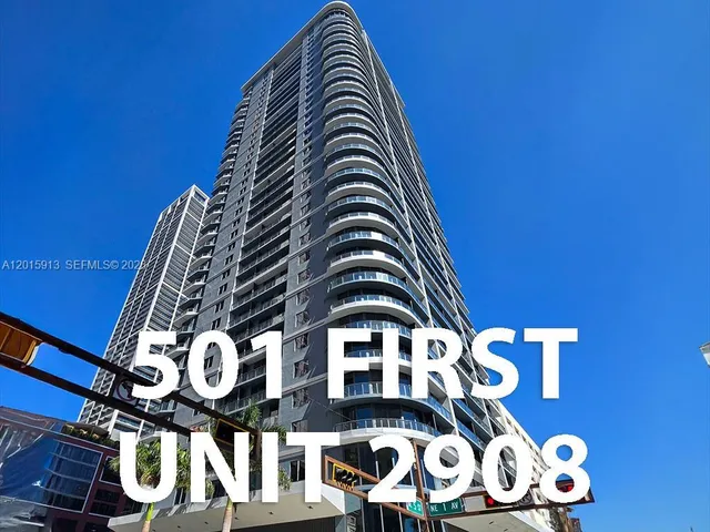 1-bedroom home at 121 NE 5 Street #2908, Miami