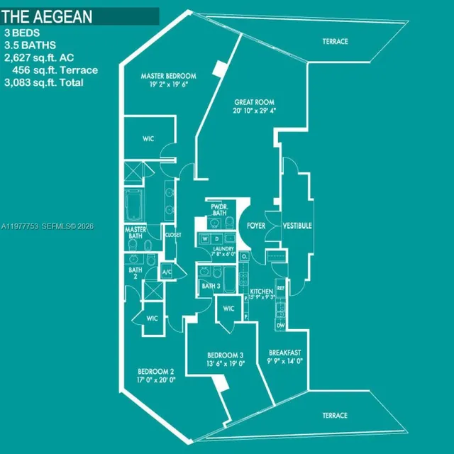 3-bedroom rental at 3101 S Ocean Drive #2807, Hollywood