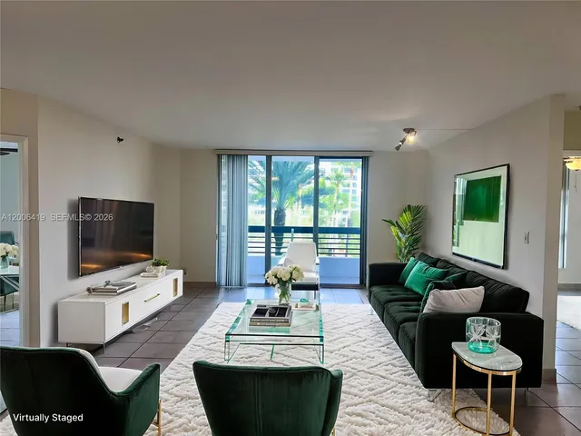 2-bedroom rental at 3600 Mystic Pointe Drive #511, Aventura