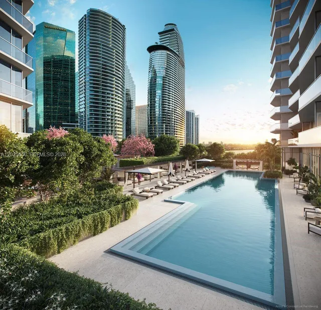 1-bedroom rental at 77 SE 5th Street #4208, Miami