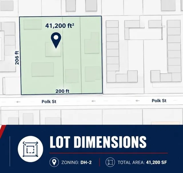 Land at 2243 Polk Street, Hollywood
