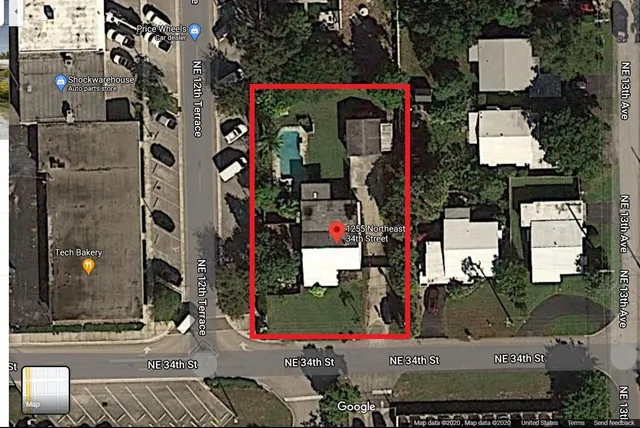 Commercial at 1255 NE 34th Street, Oakland Park