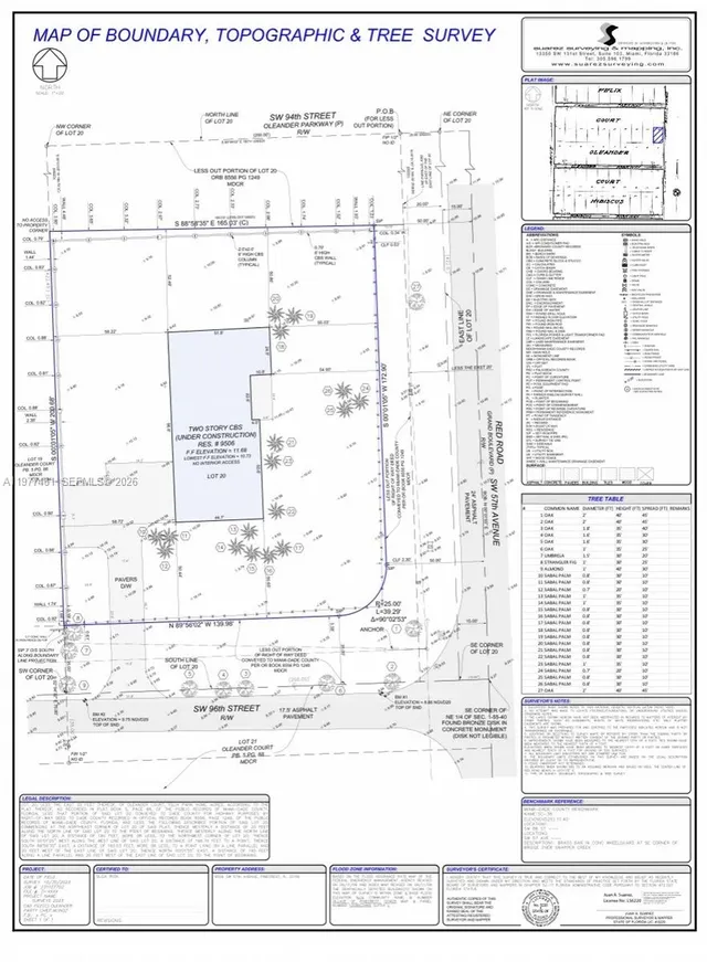 Land at 9506 SW 57th Avenue, Pinecrest