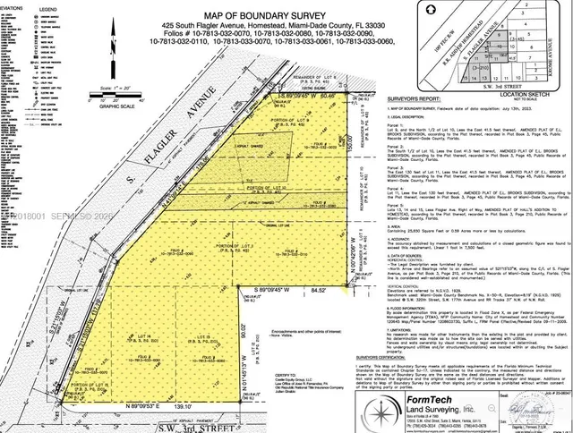 Land at 267 S Flagler Avenue, Homestead