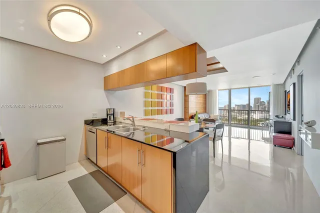 1-bedroom rental at 1750 N Bayshore Drive #3910, Miami