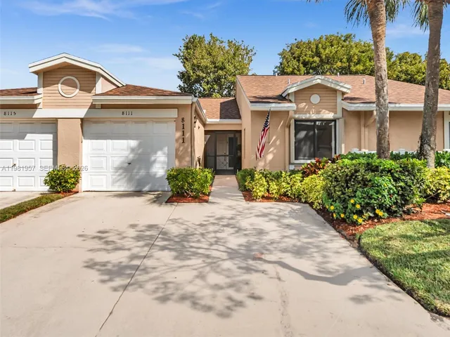 2-bedroom home at 8111 Songbird Terrace #B, Boca Raton