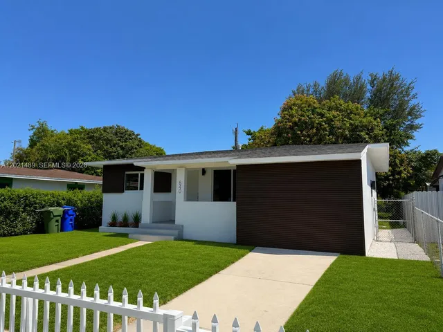 4-bedroom home at 840 NW 67th Street, Miami
