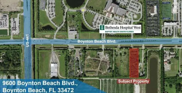 Land at 9600 Boynton Beach Boulevard, Boynton Beach