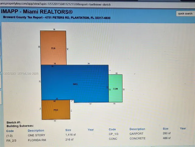 3-bedroom home at 4751 Peters Road, Plantation