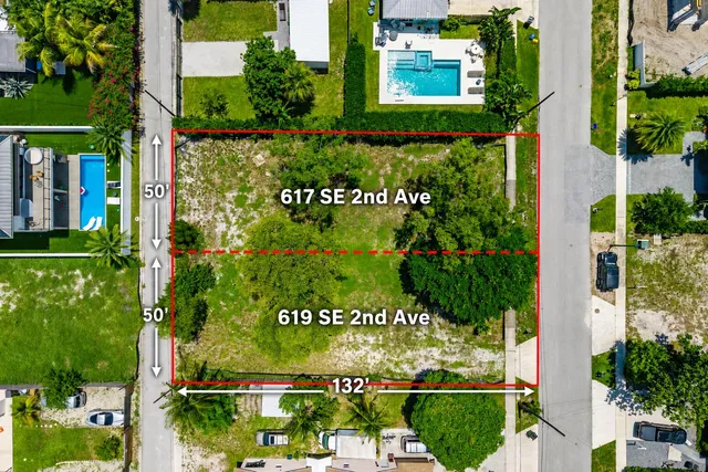 Land at 619 SE 2nd Avenue, Delray Beach