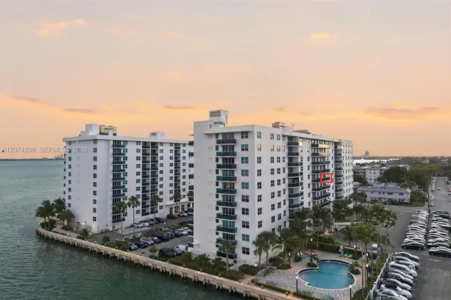 2-bedroom home at 7501 E Treasure Drive #6K, North Bay Village