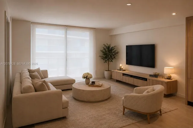 2-bedroom rental at 77 SE 5 Street #1806, Miami