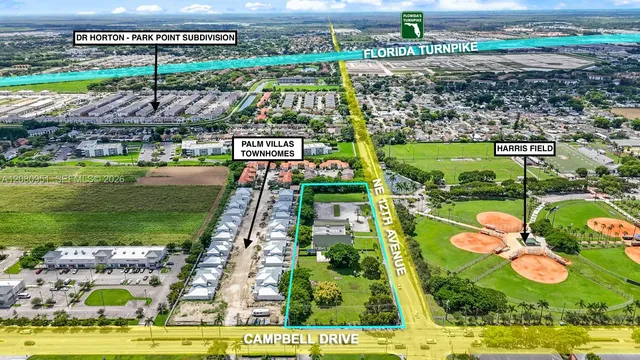 Land at 1200 NE 8th Street, Homestead