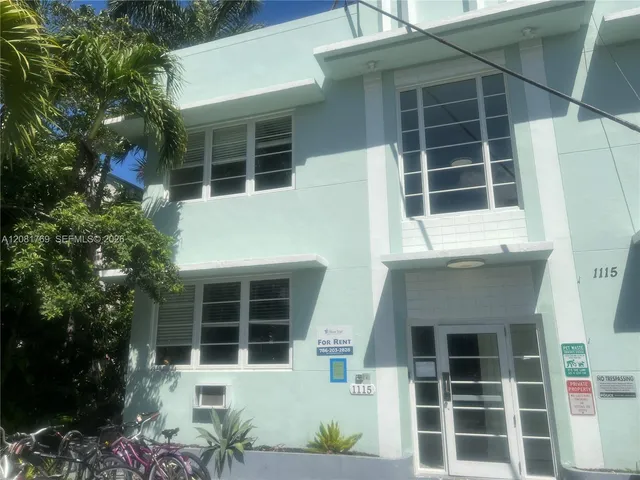 1-bedroom rental at 1115 Euclid Avenue #10, Miami Beach