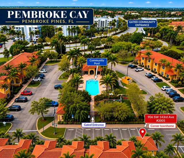 3-bedroom rental at 906 SW 143rd Avenue #2005, Pembroke Pines