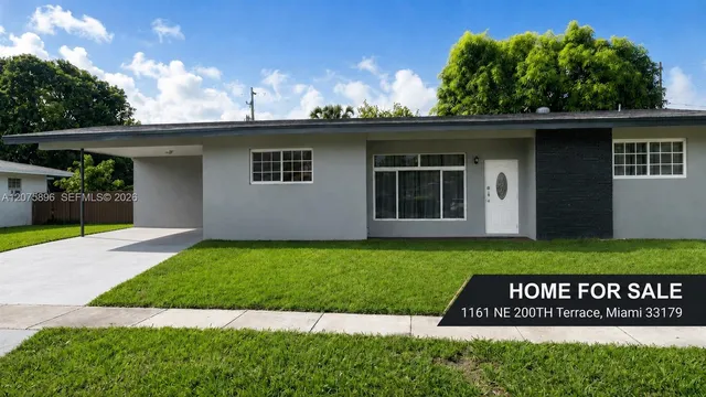 3-bedroom home at 1161 NE 200th Terrace, Miami