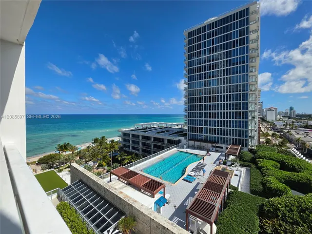2-bedroom rental at 6801 Collins Avenue #1014 Legal 1004 Door, Miami Beach