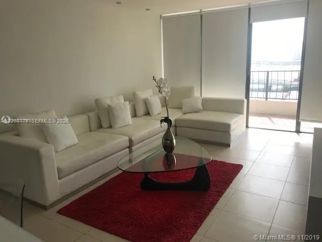 1-bedroom rental at 555 NE 15th Street #14H, Miami