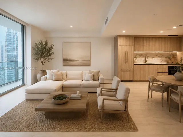 2-bedroom home at 77 SE 5th Street #2506, Miami