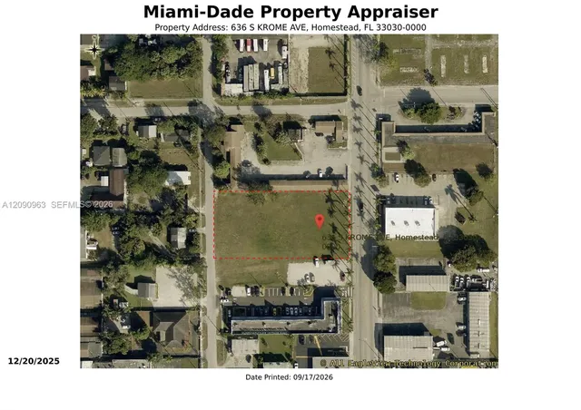 Land at 636 S Krome Avenue, Homestead