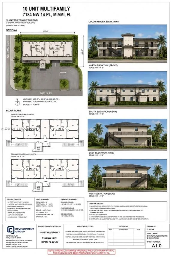 Land at 7184 NW 14th Place, Miami