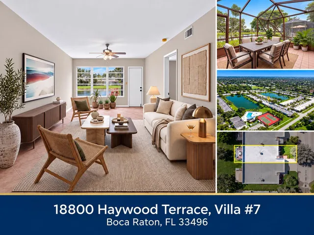 2-bedroom home at 18800 HAYWOOD Terrace #7, Boca Raton