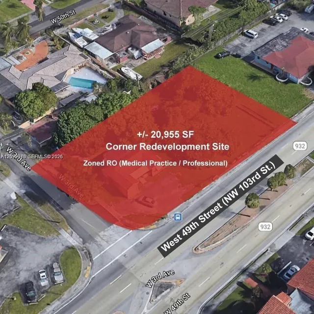 Land at 291 W 49th Street, Hialeah