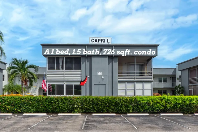 1-bedroom home at 544 Capri L, Delray Beach