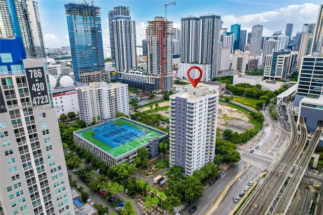 2-bedroom rental at 800 N Miami Avenue #E-1008, Miami