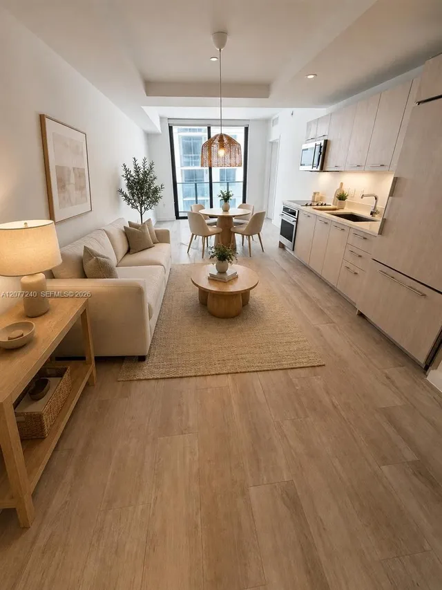 1-bedroom rental at 55 SW 9th Street #3609, Miami