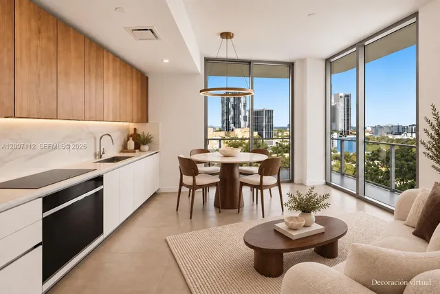 1-bedroom rental at 1400 Biscayne Boulevard #1407, Miami