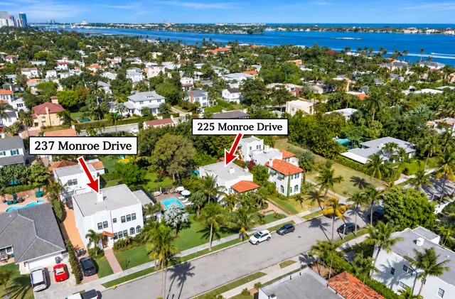 9-bedroom home at 237/225 Monroe Drive, West Palm Beach