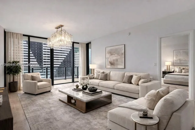 3-bedroom rental at 88 SW 7th Street #904, Miami