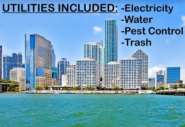 2-bedroom rental at 801 Brickell Bay Drive #570, Miami