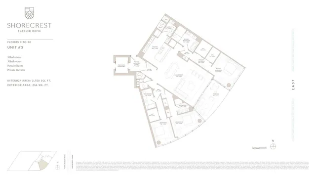 3-bedroom home at 1865 N Flagler Drive #1703, West Palm Beach