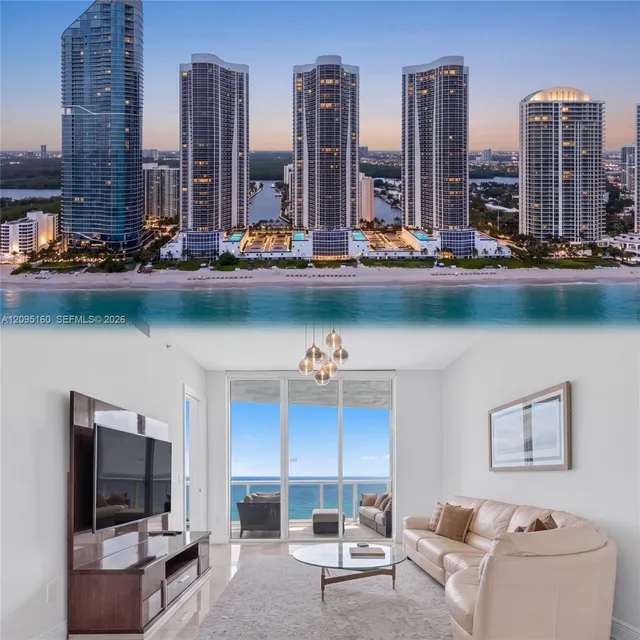 3-bedroom rental at 16001 Collins Avenue #2606, Sunny Isles Beach