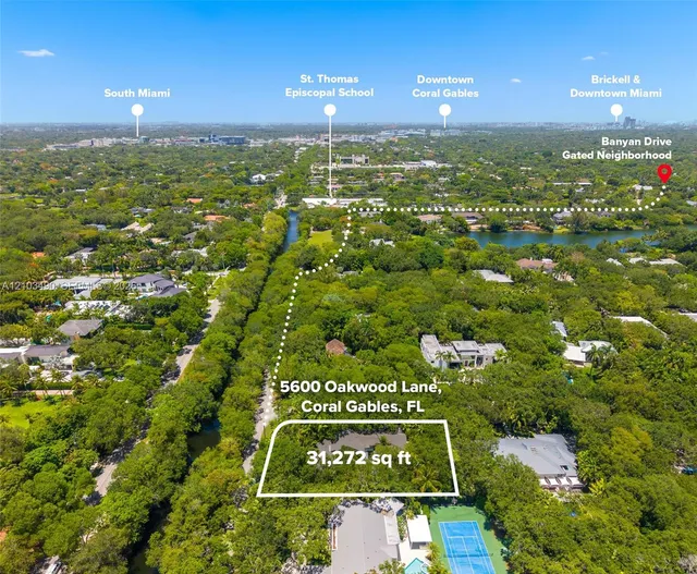 4-bedroom home at 5600 Oakwood Lane, Coral Gables