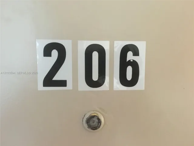 2-bedroom rental at 13455 NE 10th Avenue #206, North Miami