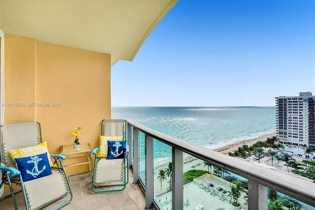 1-bedroom rental at 2501 S Ocean Drive #1615 (available Jan 9), Hollywood