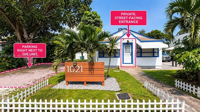 1-bedroom rental at 1021 NE 33rd Street #F1, Oakland Park