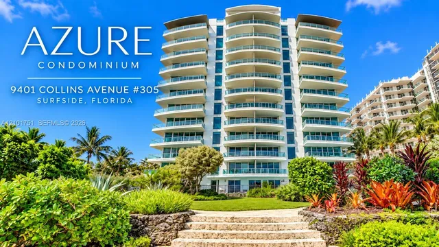 2-bedroom home at 9401 Collins Avenue #305, Surfside