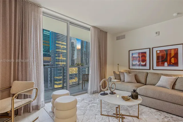 2-bedroom rental at 77 SE 5th Street #1801, Miami