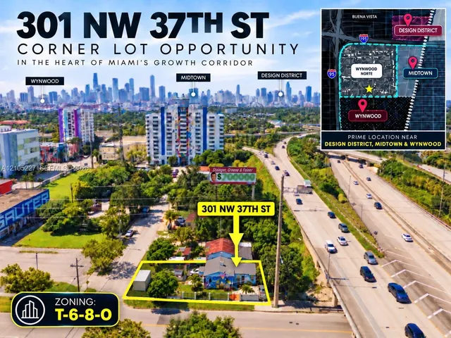 Land at 301 NW 37th Street, Miami