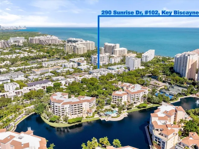 1-bedroom home at 290 Sunrise Drive #1-B, Key Biscayne